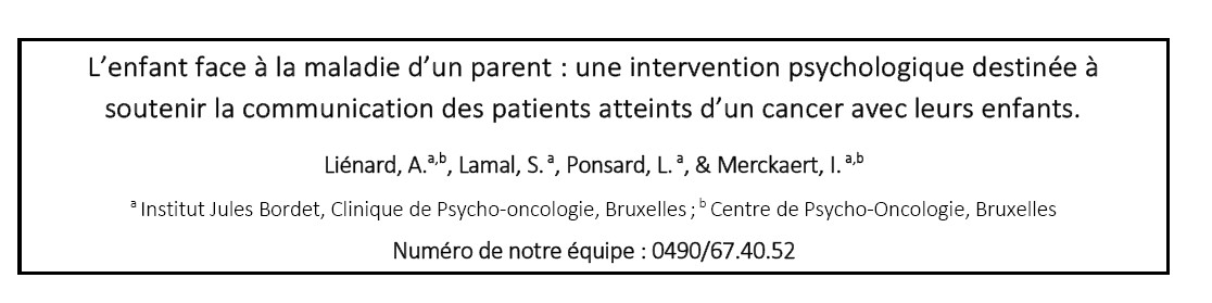 L’enfant face à la maladie d’un parent