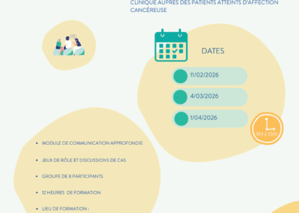 Module de formation: communication approfondie en oncologie à destination des psychiatres et des psychologues