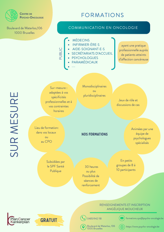 Formations: communication en oncologie